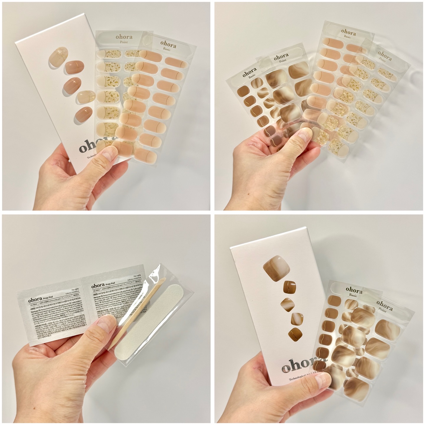 セミキュアジェルネイル（ハンド）/ohora/ネイルシールを使ったクチコミ（2枚目）