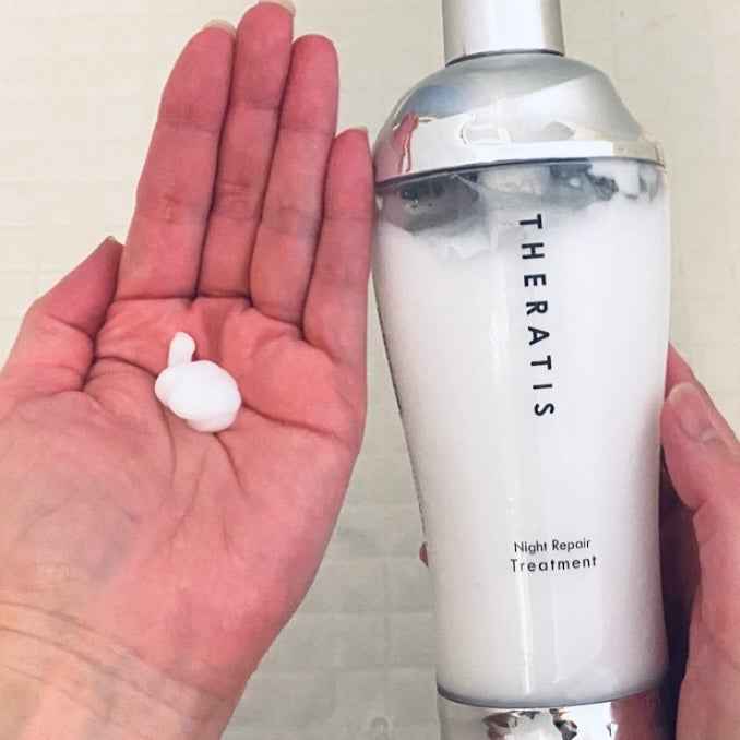ナイトリペア シャンプー/ヘアトリートメント/THERATIS/シャンプー・コンディショナーを使ったクチコミ(5枚目)