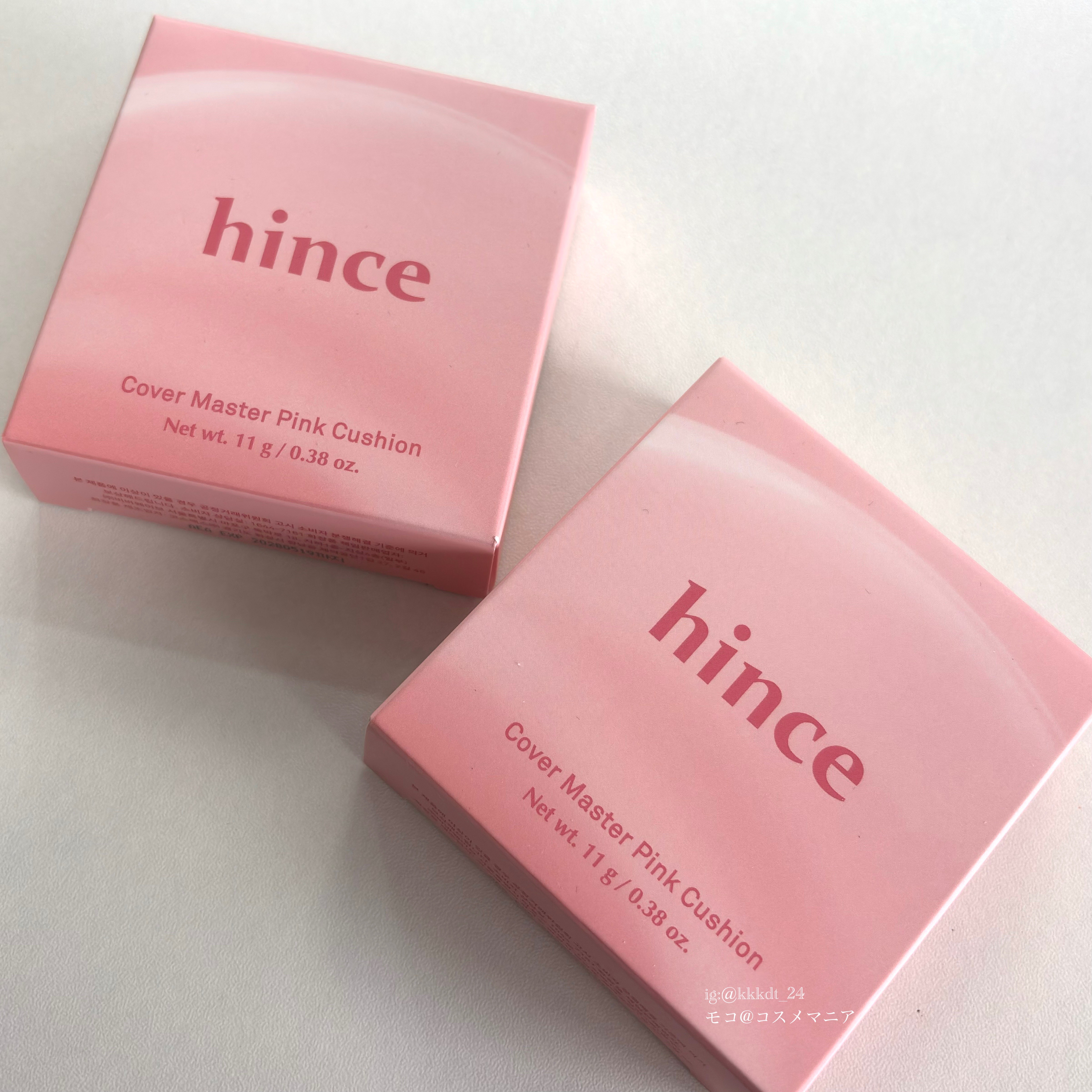 カバーマスターピンククッション/hince/クッションファンデーションを使ったクチコミ（2枚目）