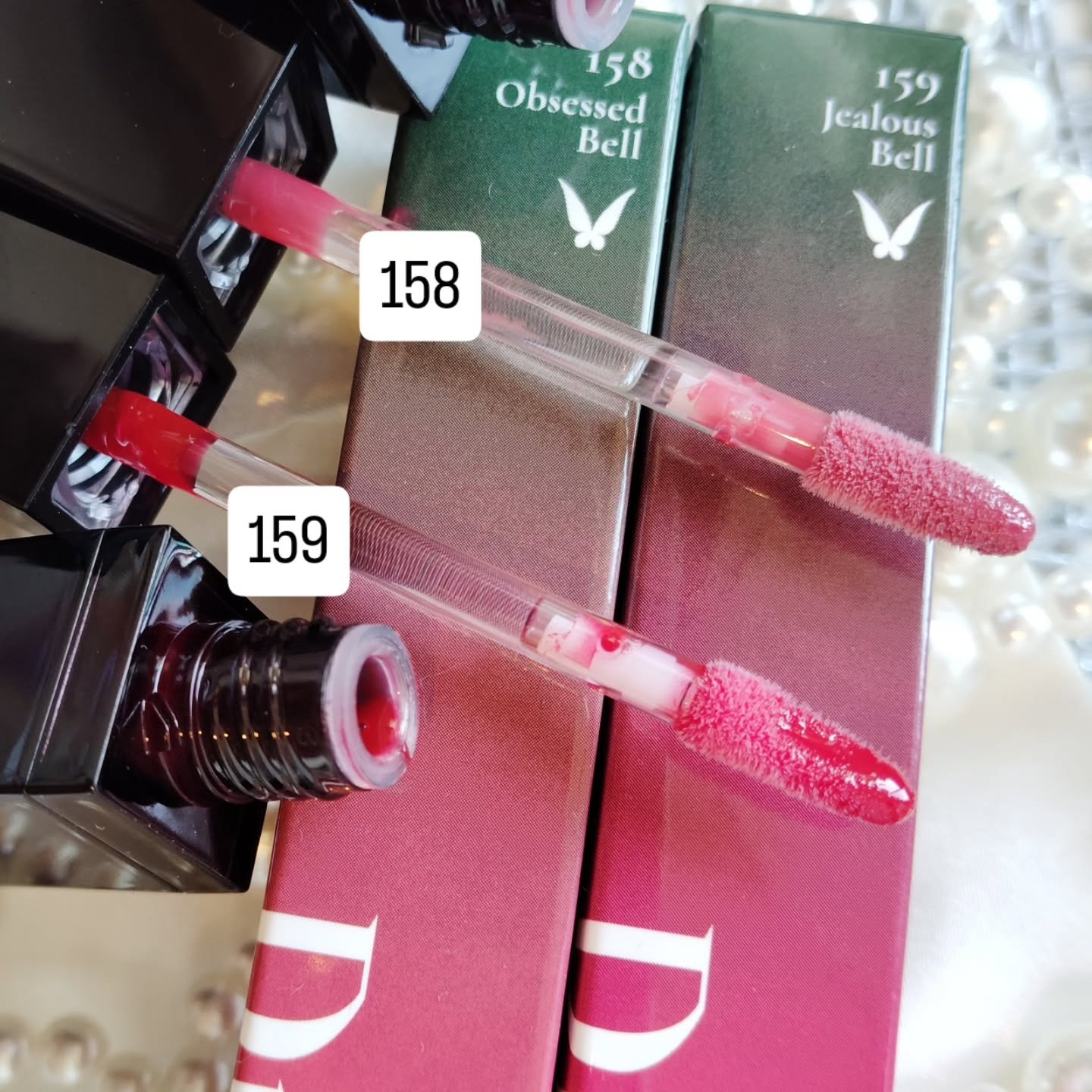 ディープキスド プランピング リップエナメル/Dinto/リップグロスを使ったクチコミ（2枚目）