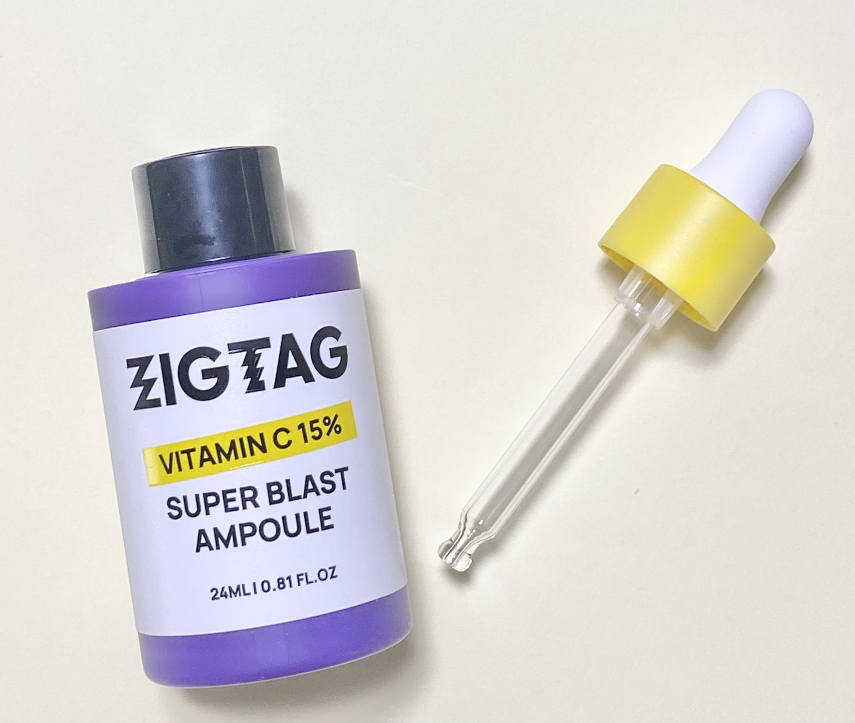 ビタミンC15%スーパーブラストアンプル/ZIGTAG/美容液を使ったクチコミ（2枚目）