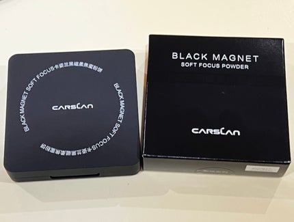 2.0 ブラック マグネット ソフト フォーカス プレスト パウダー/CARSLAN/プレストパウダーを使ったクチコミ(1枚目)