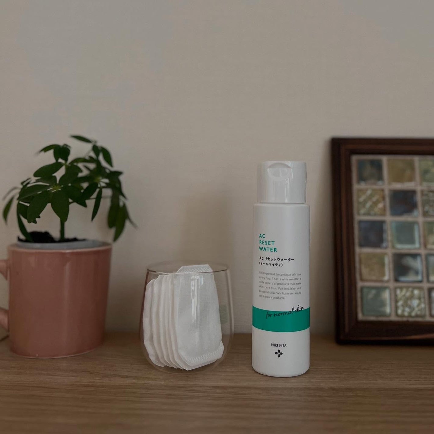 AC リセットウォーター/NIKI PITA/拭き取り化粧水を使ったクチコミ(1枚目)