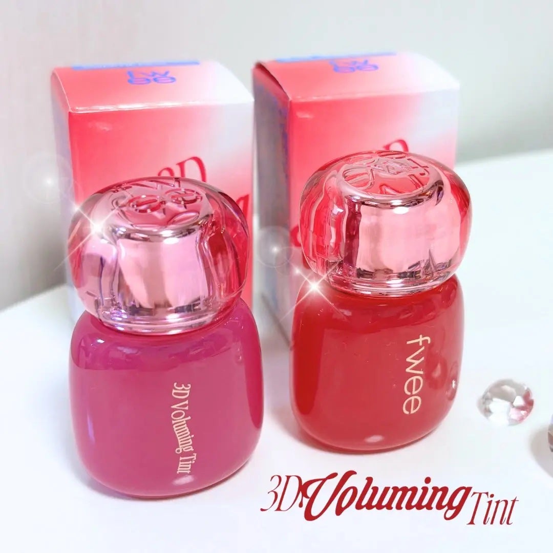 フィー 3Dボリューミングティント/fwee/リップティントを使ったクチコミ(1枚目)