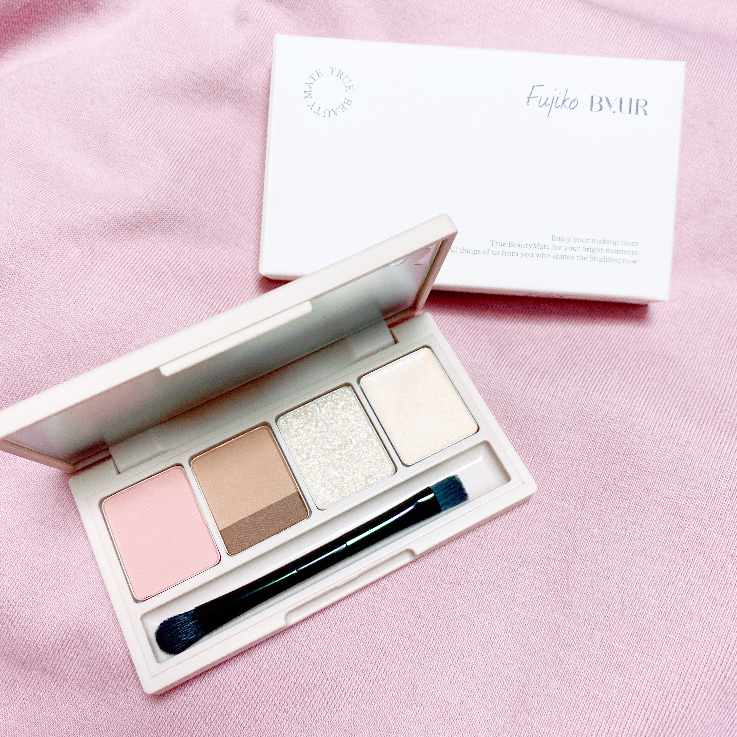 足しパレ/Fujiko/アイシャドウパレットを使ったクチコミ（2枚目）