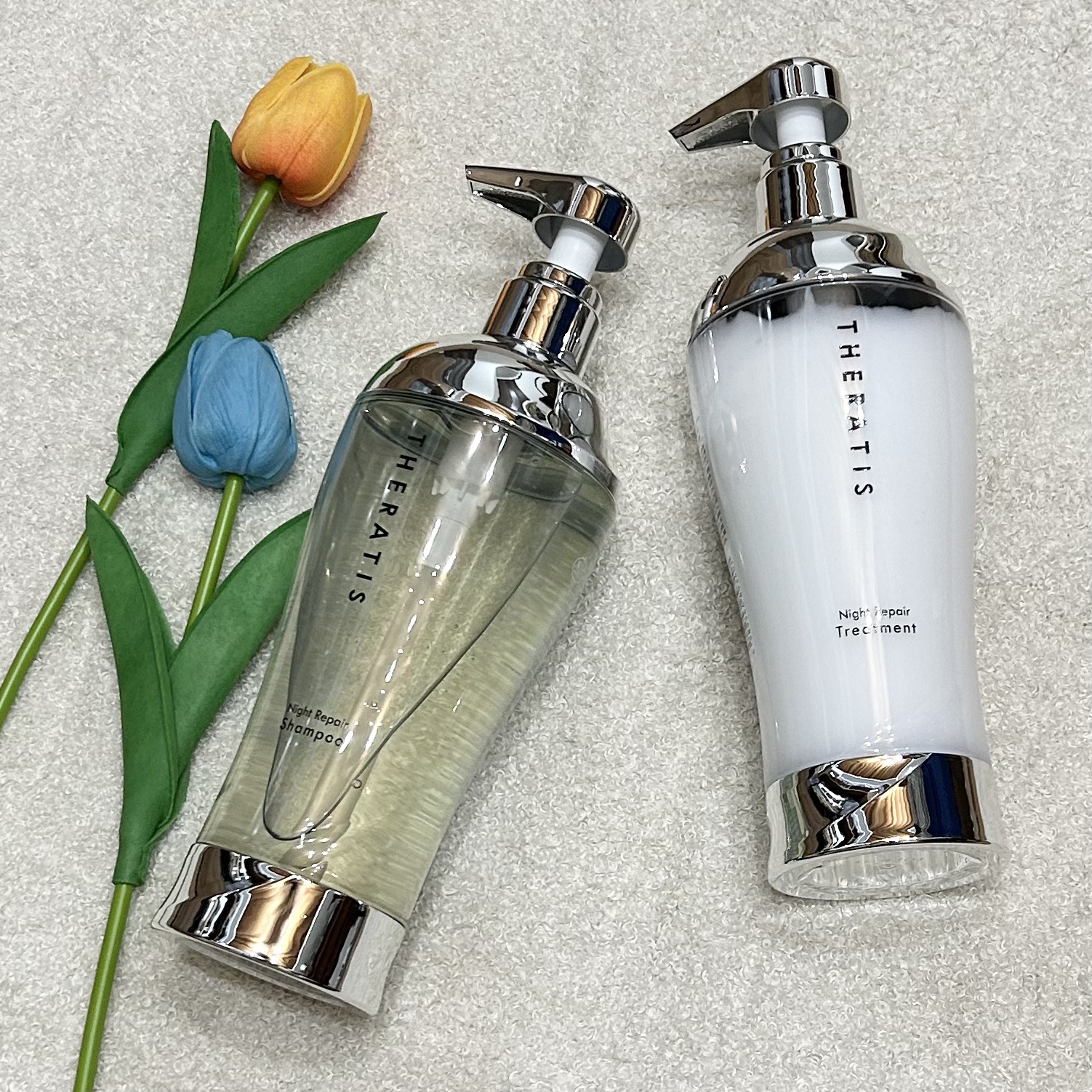 ナイトリペア シャンプー/ヘアトリートメント/THERATIS/シャンプー・コンディショナーを使ったクチコミ（1枚目）