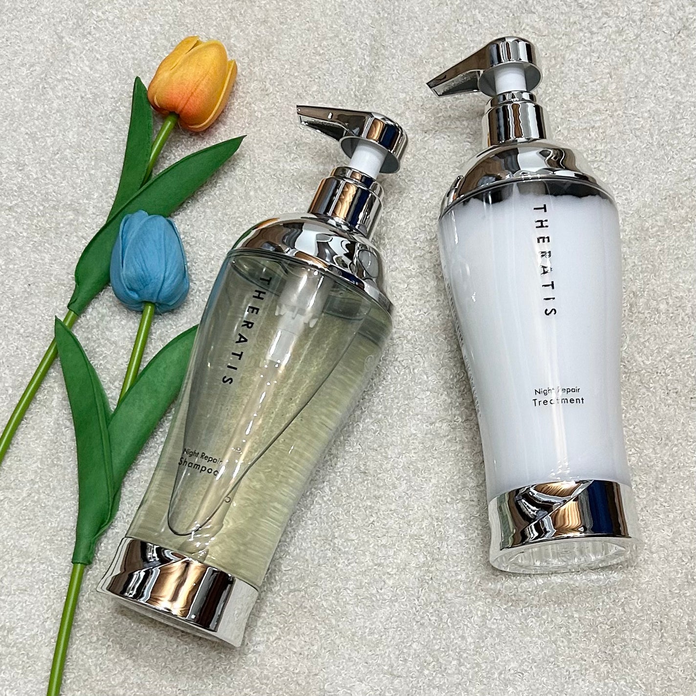 ナイトリペア シャンプー/ヘアトリートメント/THERATIS/シャンプー・コンディショナーを使ったクチコミ(1枚目)