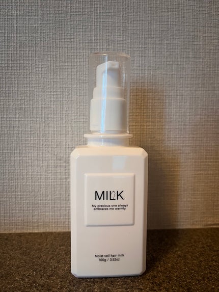 モイストヴェール ヘアミルク<無香料>/MILK./ヘアミルクを使ったクチコミ(1枚目)