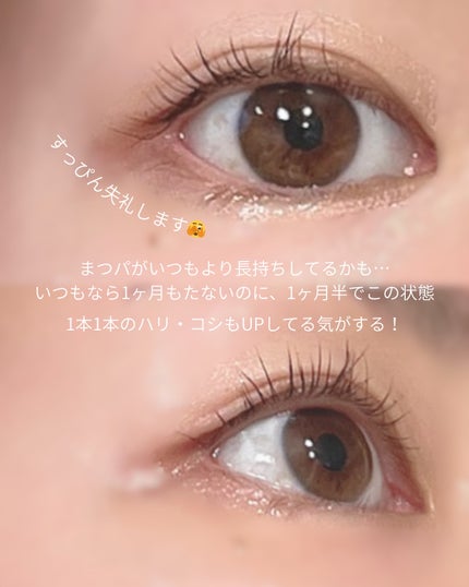 アイラッシュセラム100EX/COSNORI/まつげ美容液を使ったクチコミ(3枚目)