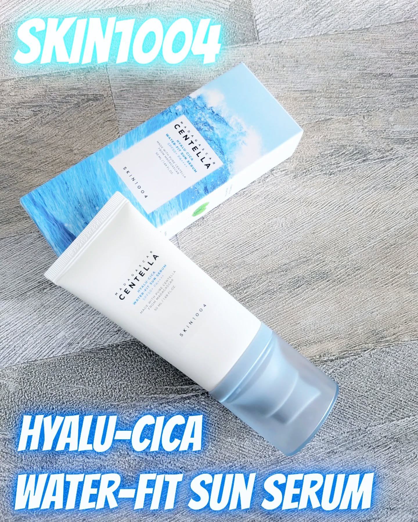 ヒアルーシカ ウォーターフィット サンセラム/SKIN1004/日焼け止めローションを使ったクチコミ（1枚目）