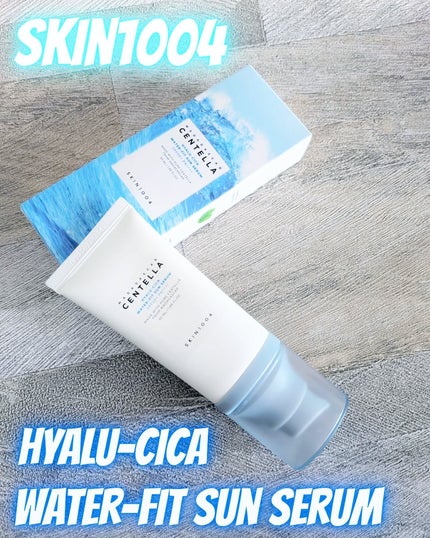 ヒアルーシカ ウォーターフィット サンセラム/SKIN1004/日焼け止めローションを使ったクチコミ(1枚目)