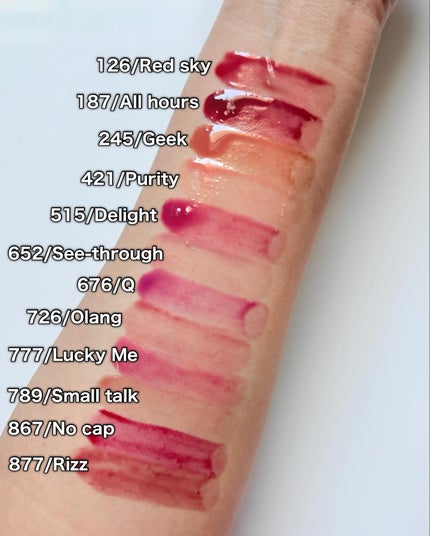 アンシーン バルーンティント/Oddtype/リップティントを使ったクチコミ(6枚目)