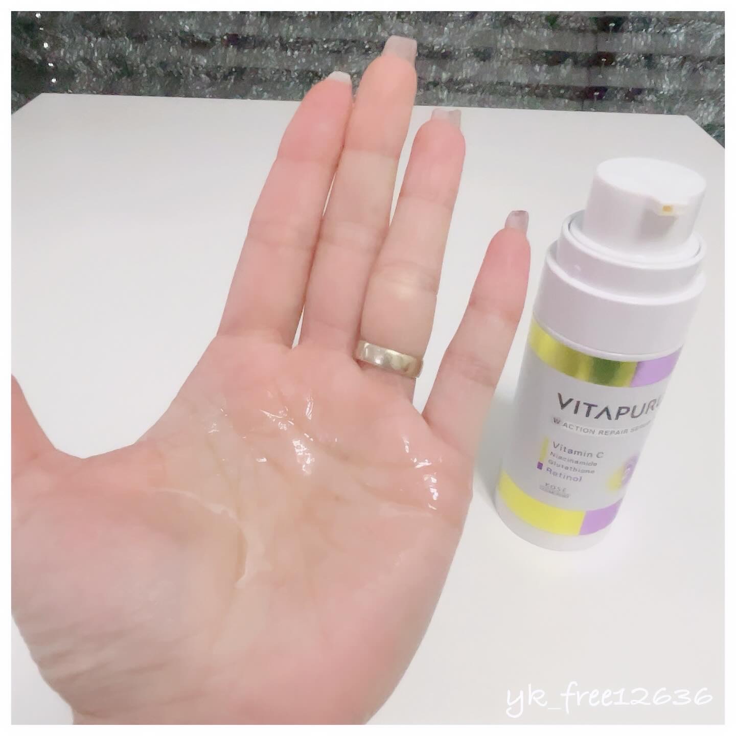 ビタプル ダブルアクション リペアセラム 15/VITAPURU/美容液を使ったクチコミ（3枚目）