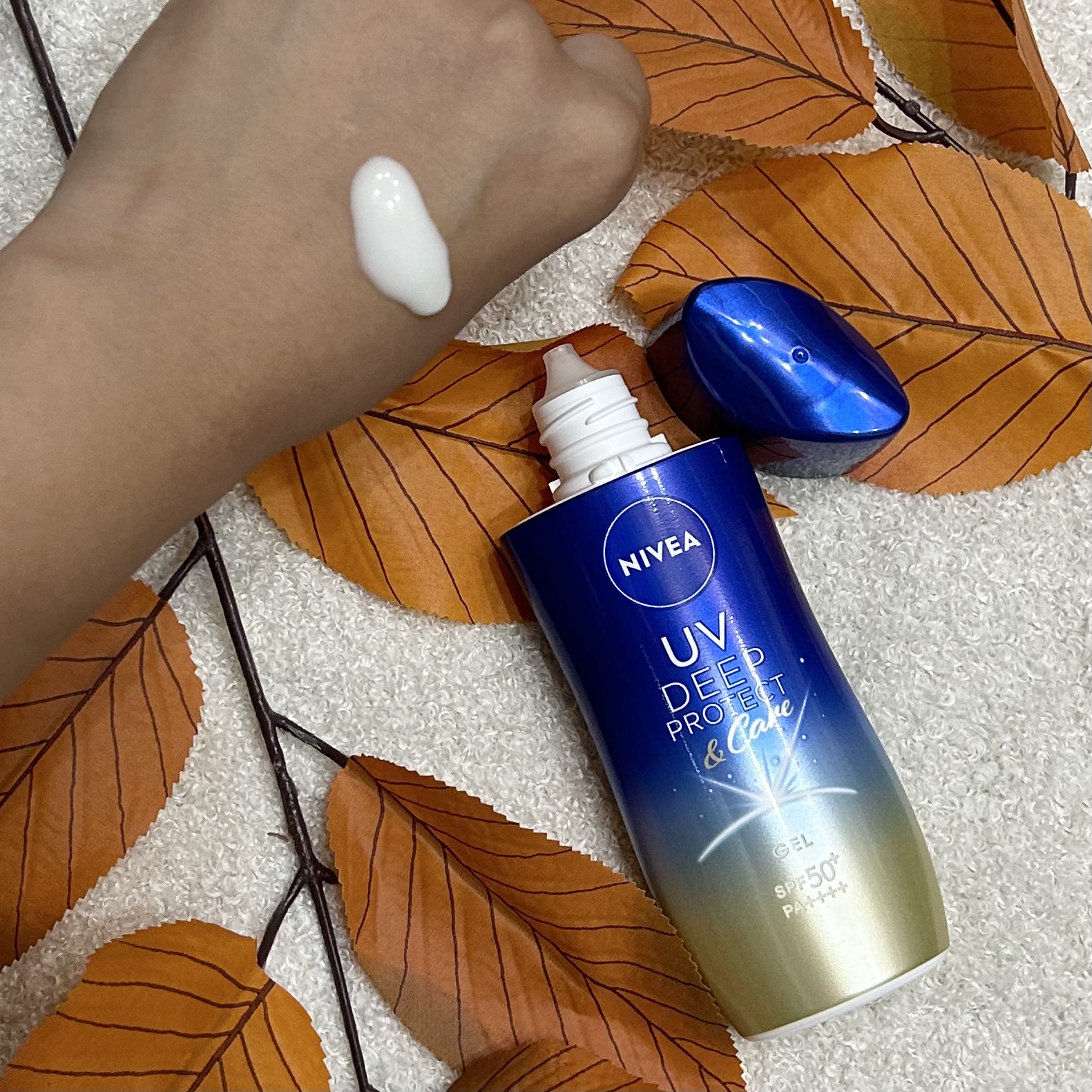 ニベアUV ディープ プロテクト＆ケア ジェル/ニベア/日焼け止めジェルを使ったクチコミ（2枚目）