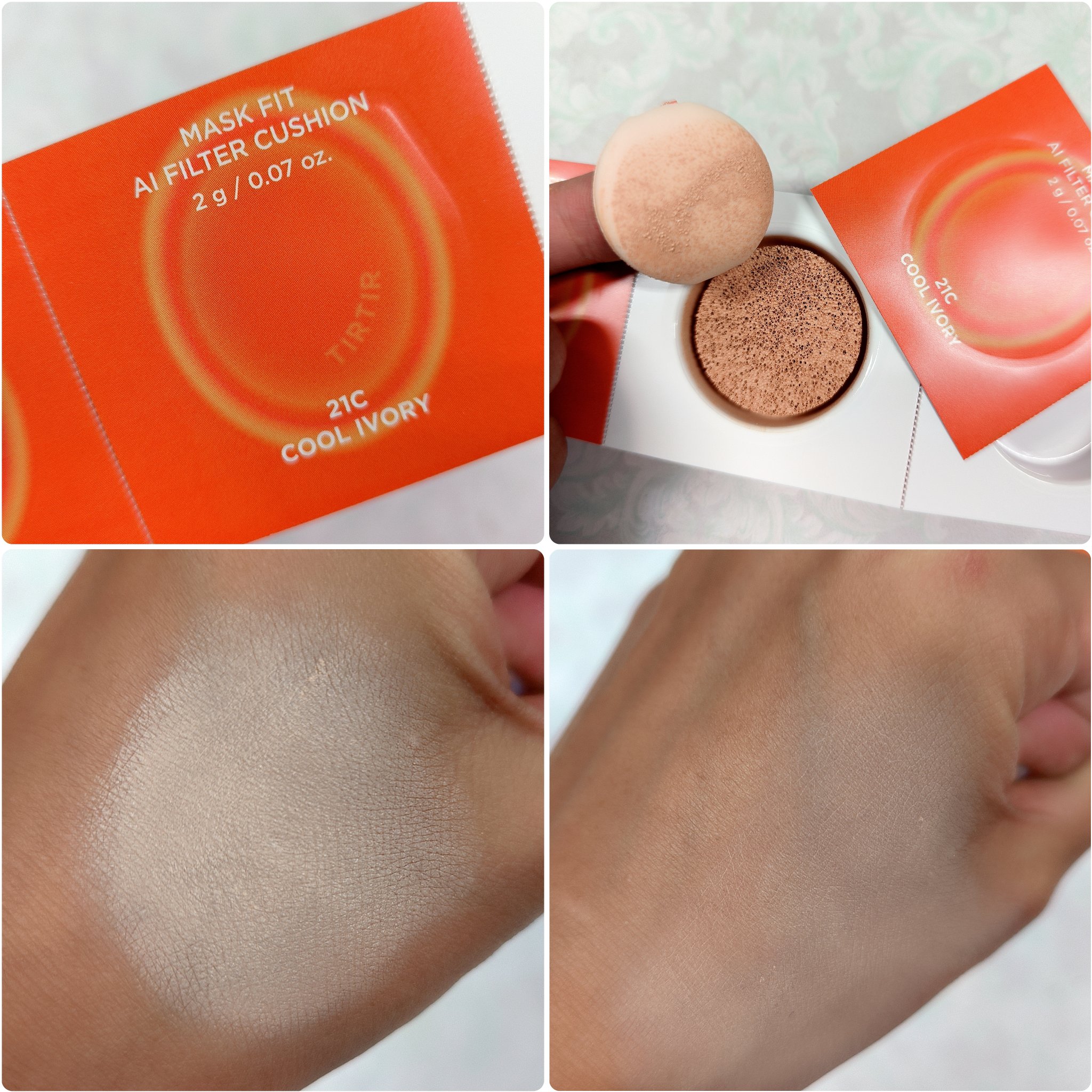 マスクフィット エーアイフィルタークッション/TIRTIR(ティルティル)/クッションファンデーションを使ったクチコミ（3枚目）