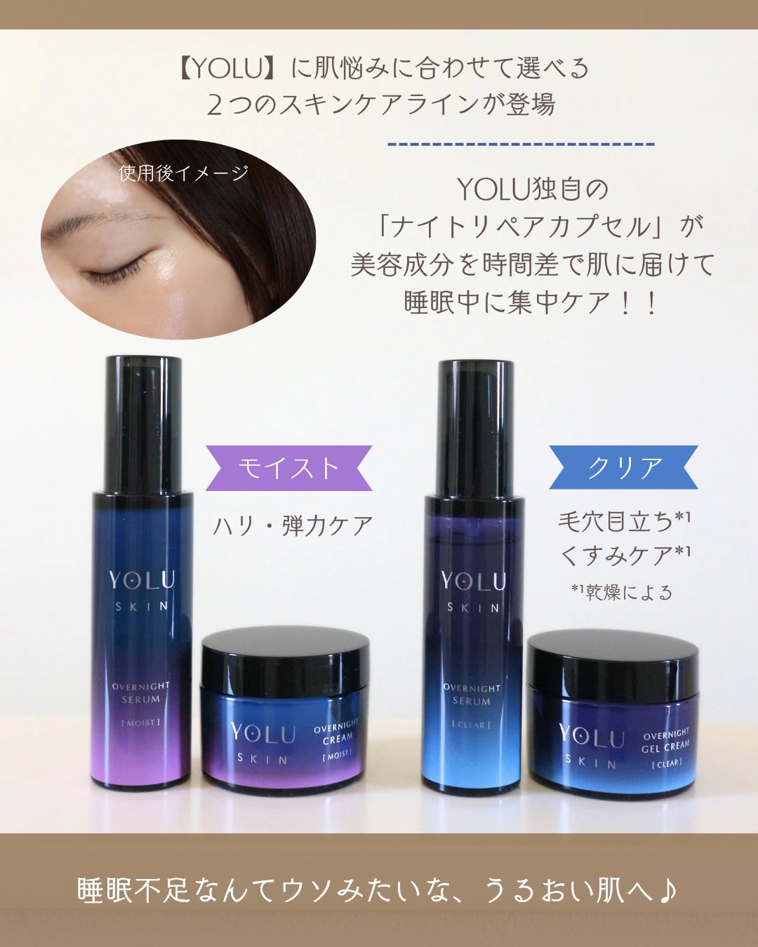 ヨル スキン オーバーナイトクリーム モイスト/YOLU/フェイスクリームを使ったクチコミ（2枚目）