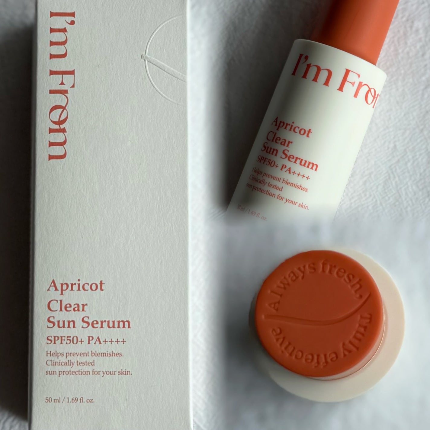 アプリコットクリアサンセラム/I'm from/日焼け止めローションを使ったクチコミ(4枚目)
