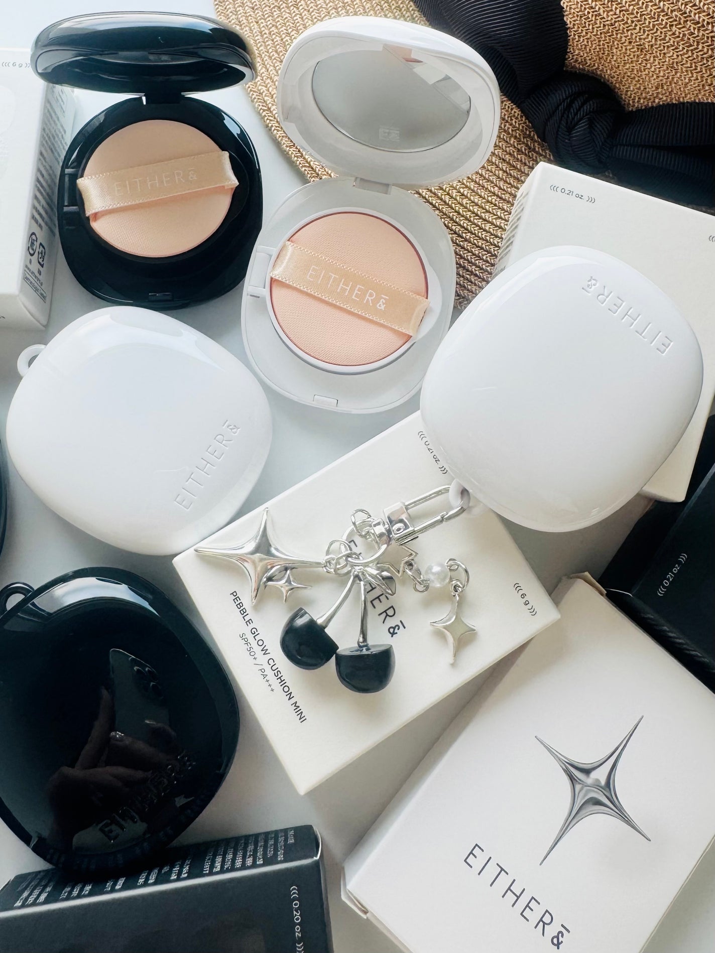プベルグロウクッション ミニ/EITHER&/クッションファンデーションを使ったクチコミ(1枚目)