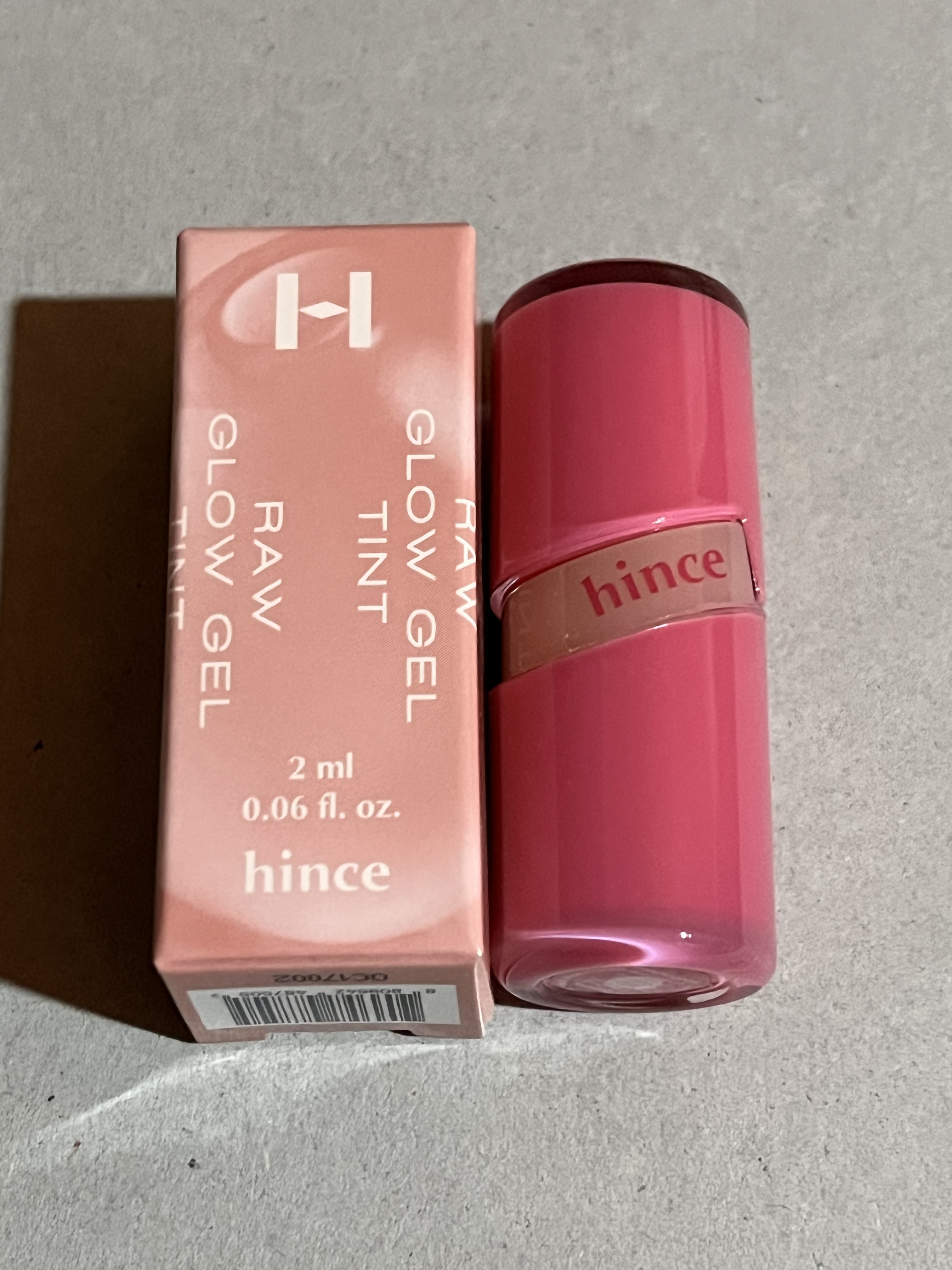 ロウグロウジェルティント R022 ロウ・カレント（ミニ）/hince/リップティントを使ったクチコミ（1枚目）