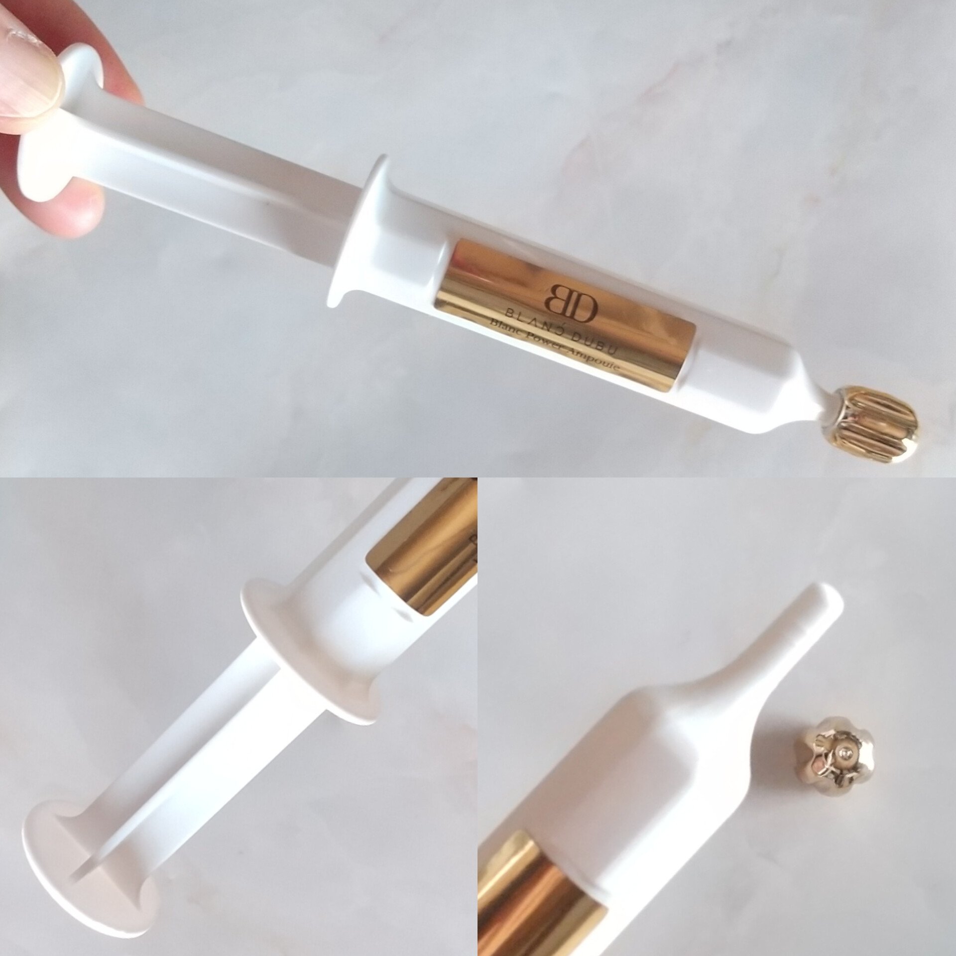 [ブランドゥブ] ヌボンセル ブランパワーアンプル/BLANC DUBU/美容液を使ったクチコミ（2枚目）