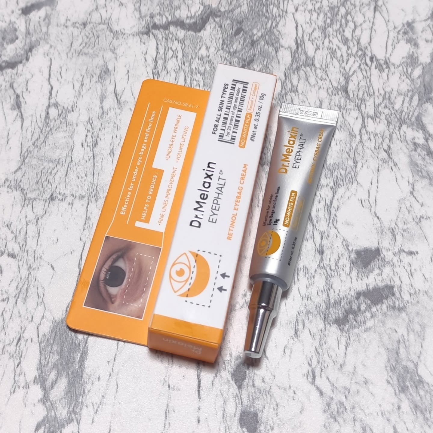 レチノールアイファルトアイバッククリーム/Dr.Melaxin/アイケア・アイクリームを使ったクチコミ（1枚目）