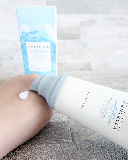 ヒアルーシカ ウォーターフィット サンセラム/SKIN1004/日焼け止めローションを使ったクチコミ(3枚目)