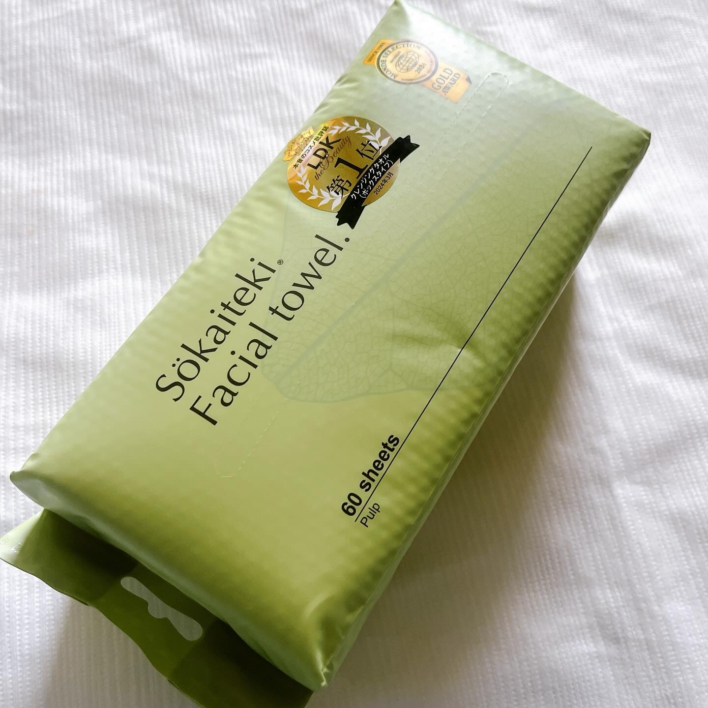 Sokaiteki　フェイシャルタオル　BOX/SOKAITEKI/その他スキンケアグッズを使ったクチコミ（2枚目）
