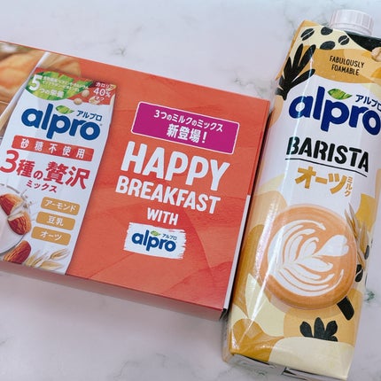 たっぷり食物繊維 オーツミルク 砂糖不使用/alpro/オーツ・アーモンドミルクを使ったクチコミ(4枚目)