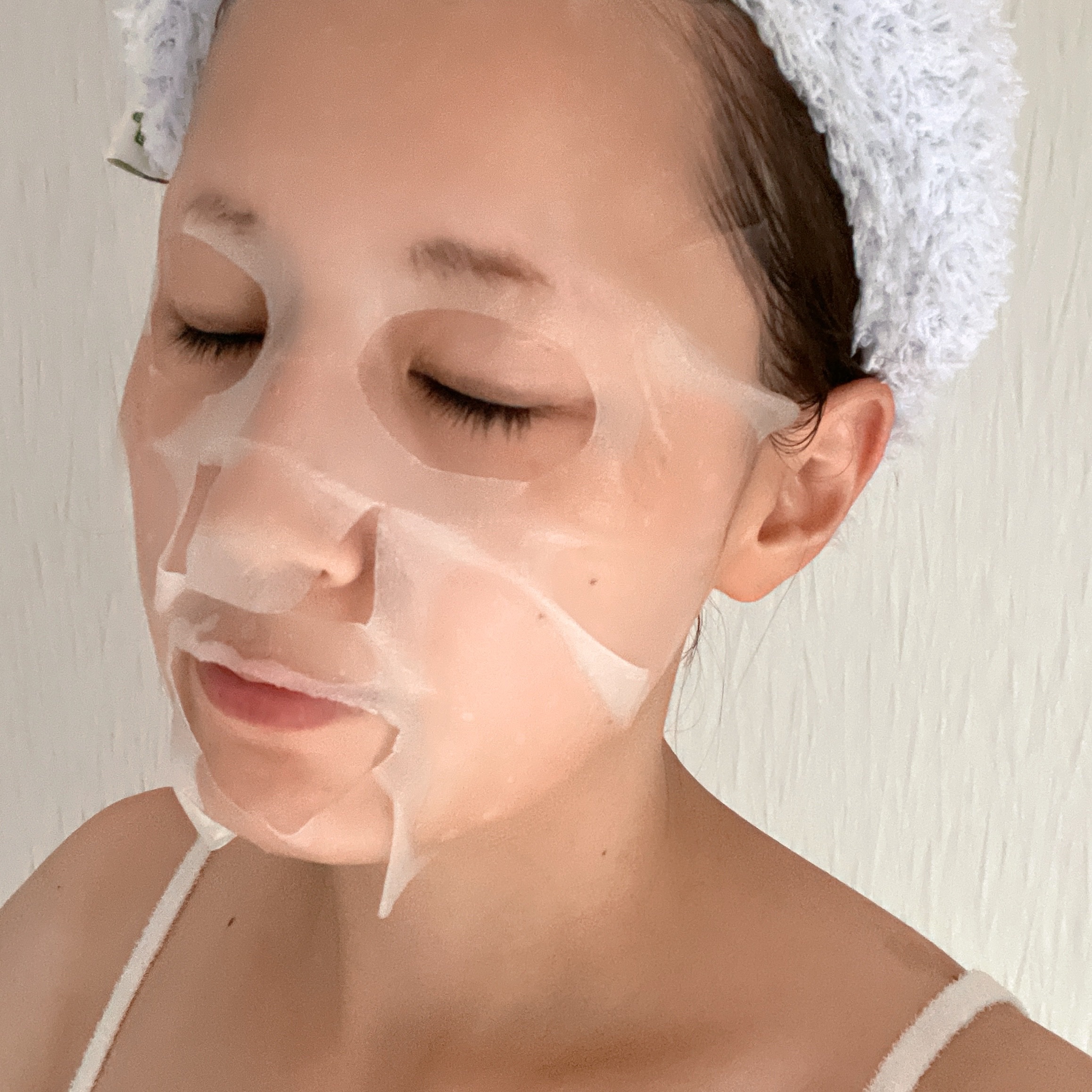 スージンググリーン アクアセラムマスク/ByUR/シートマスク・パックを使ったクチコミ（3枚目）