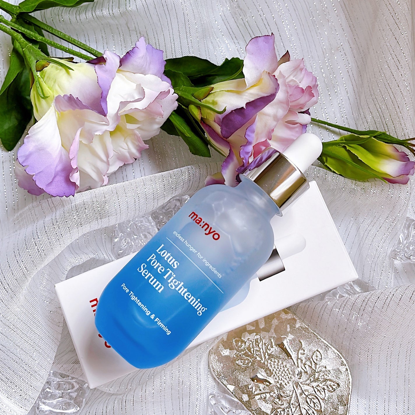 ロータスポアタイトニングセラム/manyo/美容液を使ったクチコミ(4枚目)