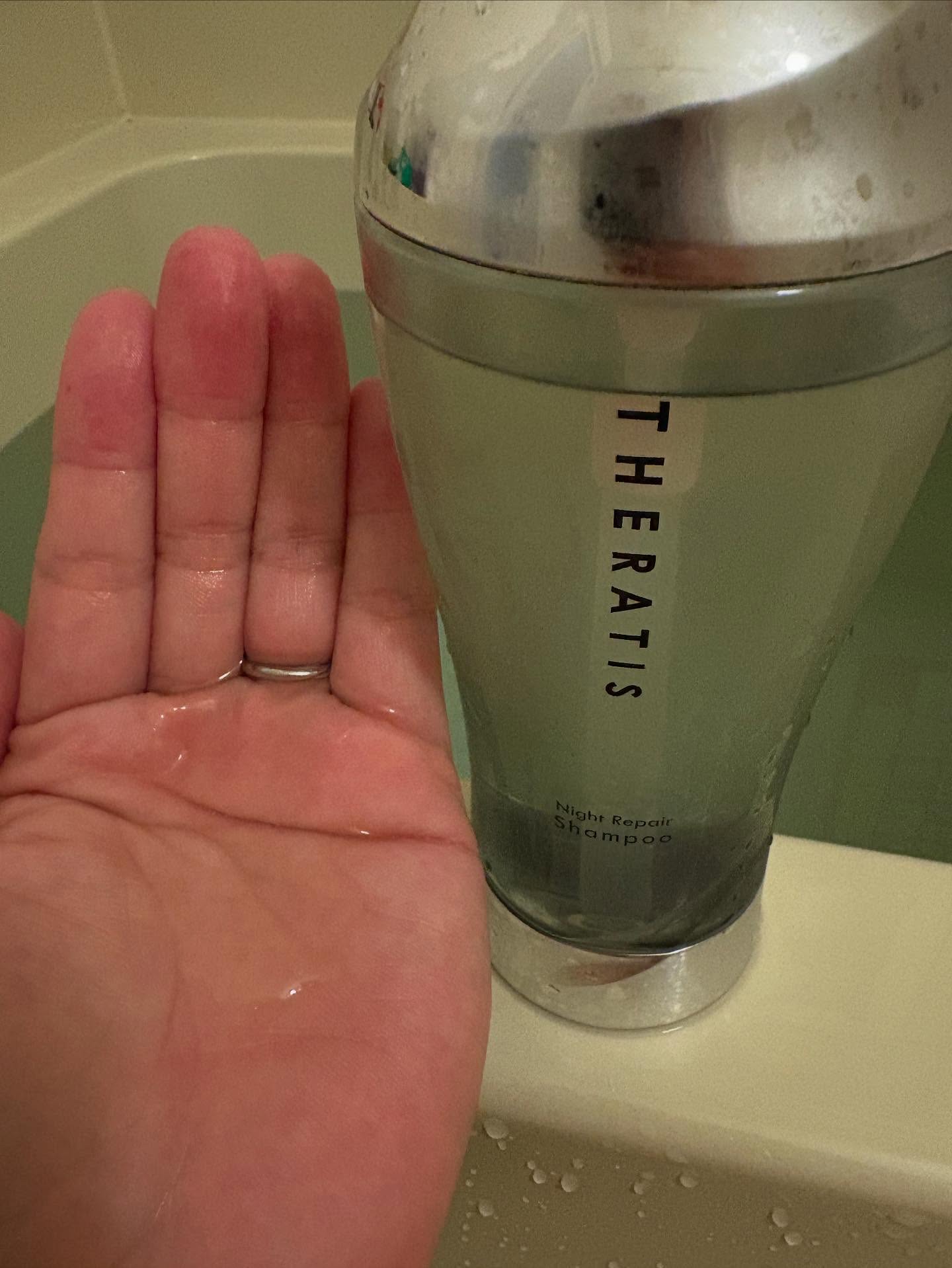 ナイトリペア シャンプー/ヘアトリートメント/THERATIS/シャンプー・コンディショナーを使ったクチコミ（2枚目）