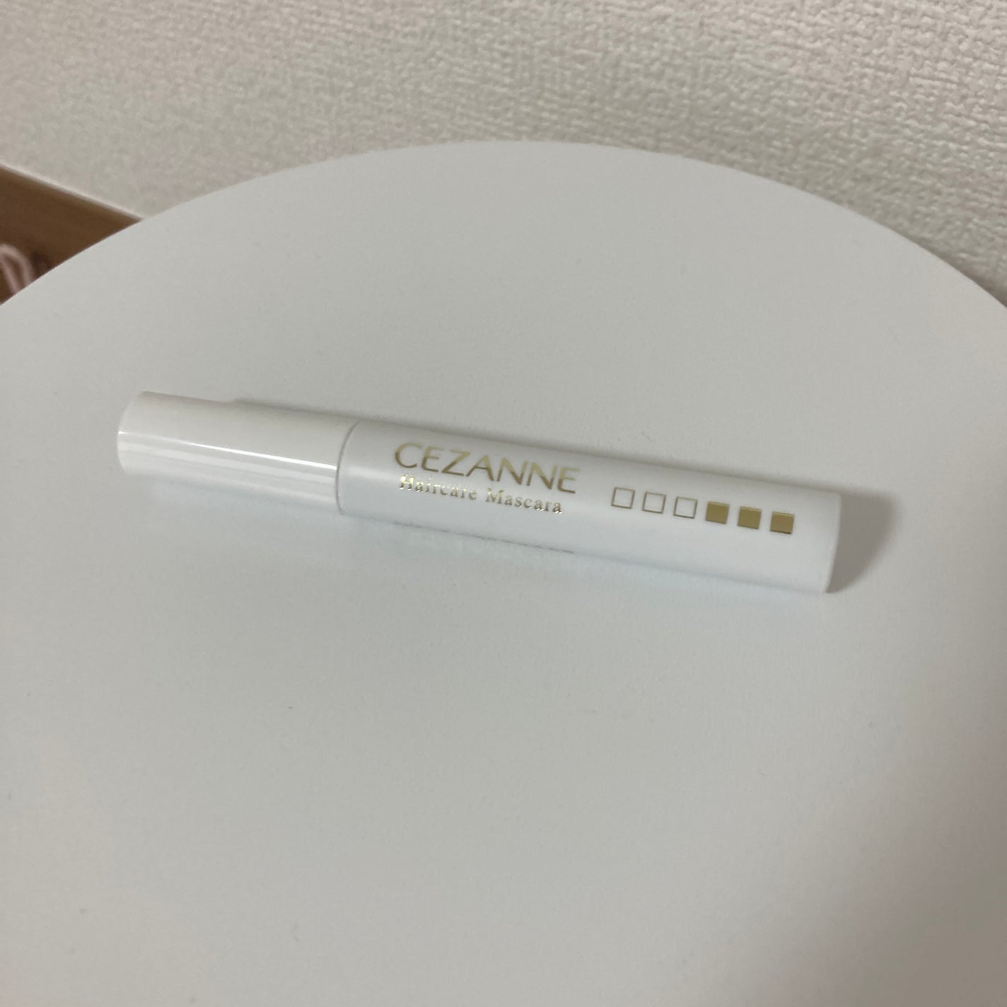 ヘアケアマスカラ/CEZANNE/ヘアジェルを使ったクチコミ(1枚目)