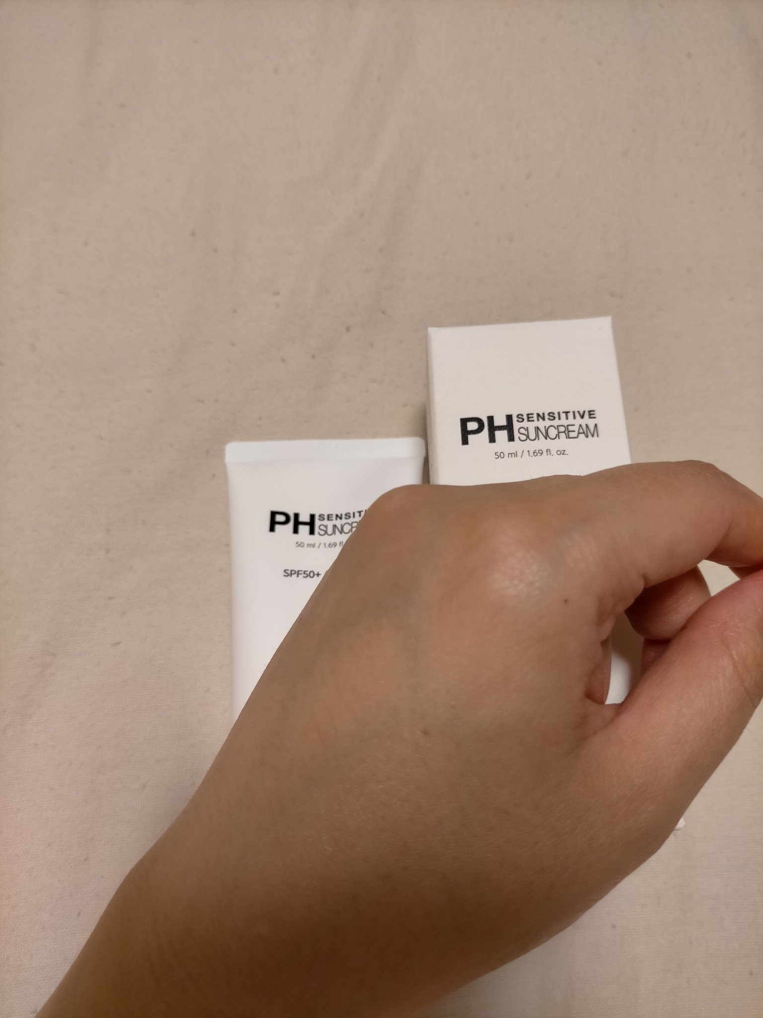 サミュ PHセンシティブサンクリーム/SAM'U/日焼け止めクリームを使ったクチコミ（3枚目）