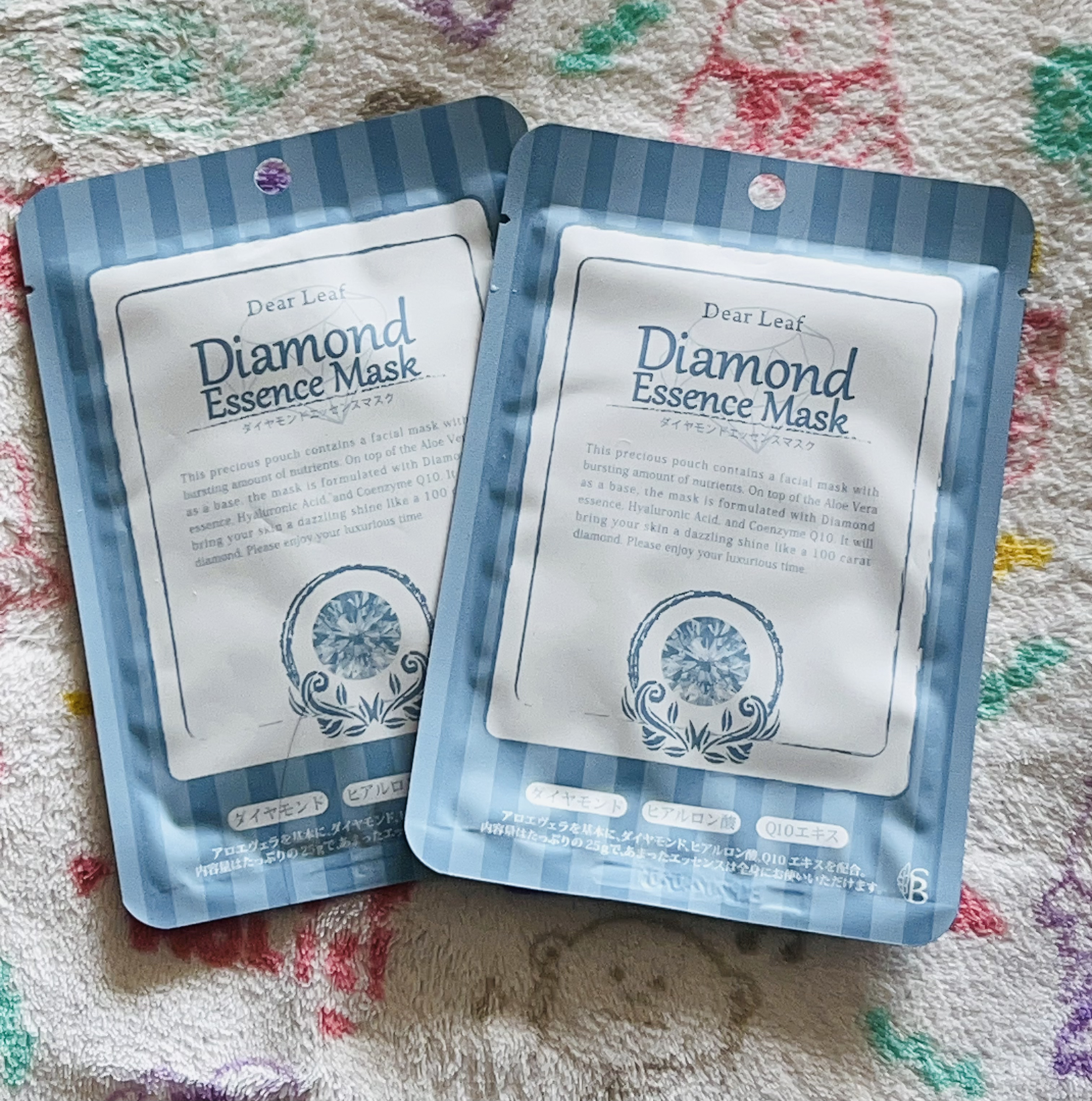 試してみた】ダイヤモンド エッセンス マスク dear leafの効果・肌質別
