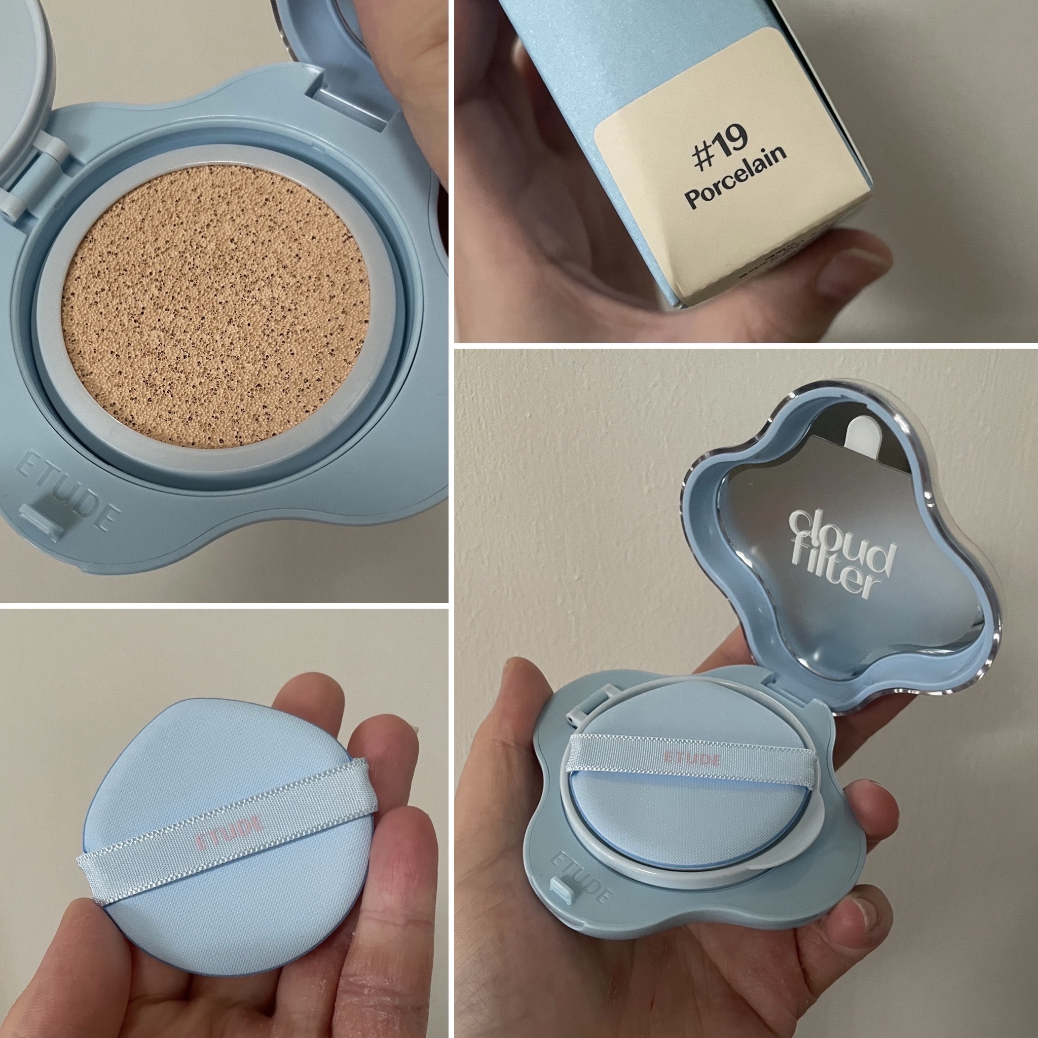 クラウドフィルタークッション/ETUDE/クッションファンデーションを使ったクチコミ（2枚目）