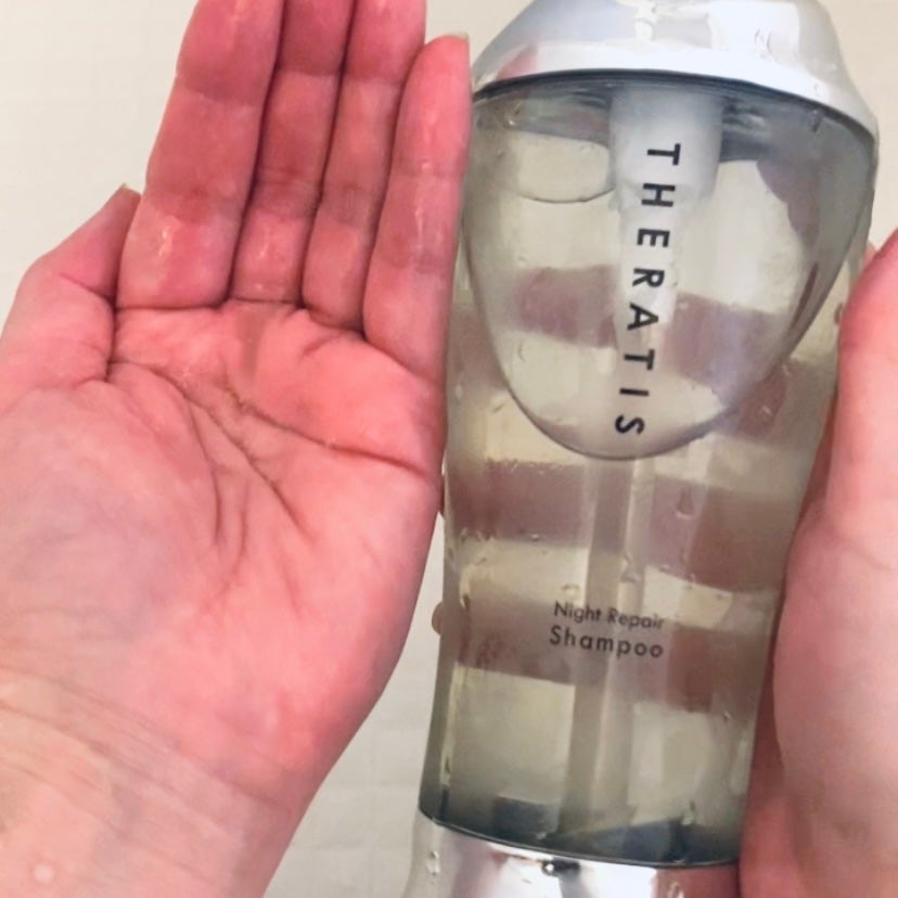 ナイトリペア シャンプー/ヘアトリートメント/THERATIS/シャンプー・コンディショナーを使ったクチコミ(2枚目)
