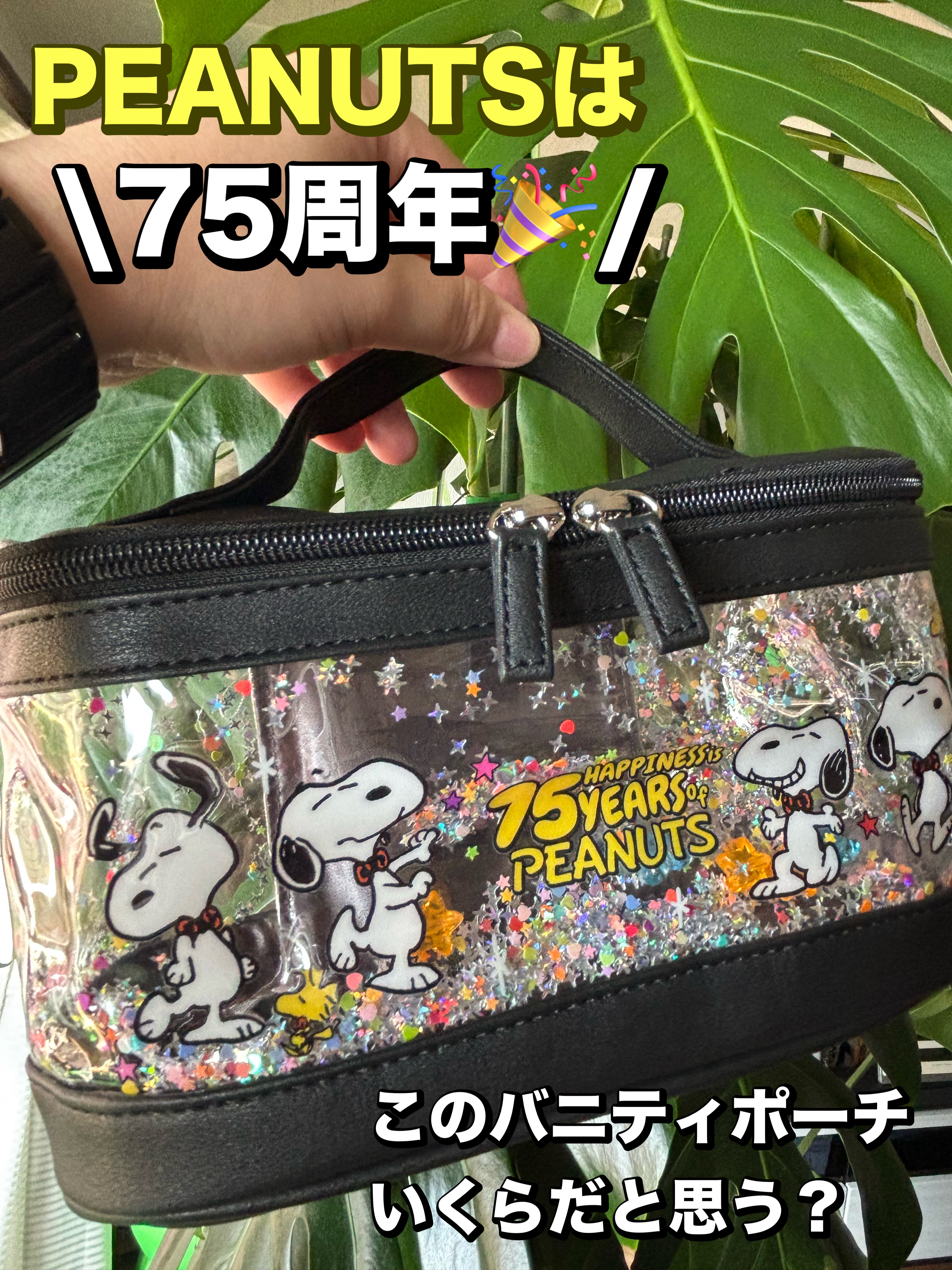 多収納バニティポーチ/PEANUTS/化粧ポーチを使ったクチコミ（1枚目）