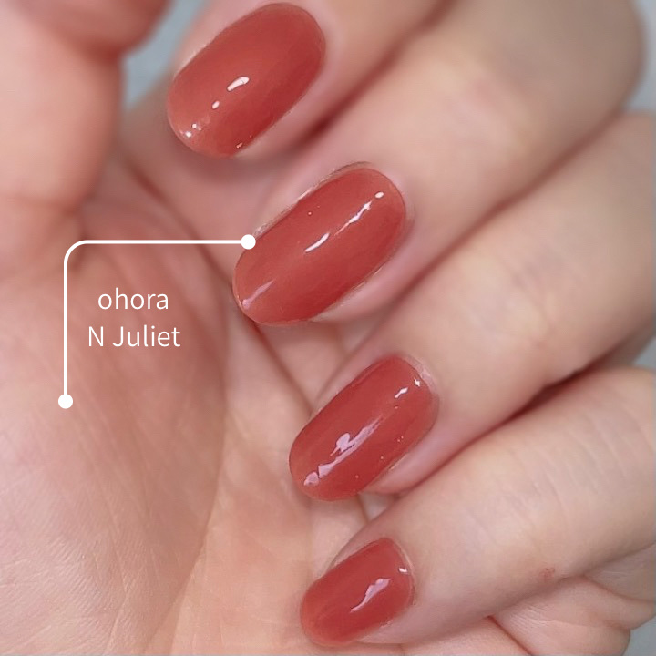 セミキュアジェルネイル（ハンド） NB-021 N Juliet /ohora/ネイルシールを使ったクチコミ（1枚目）