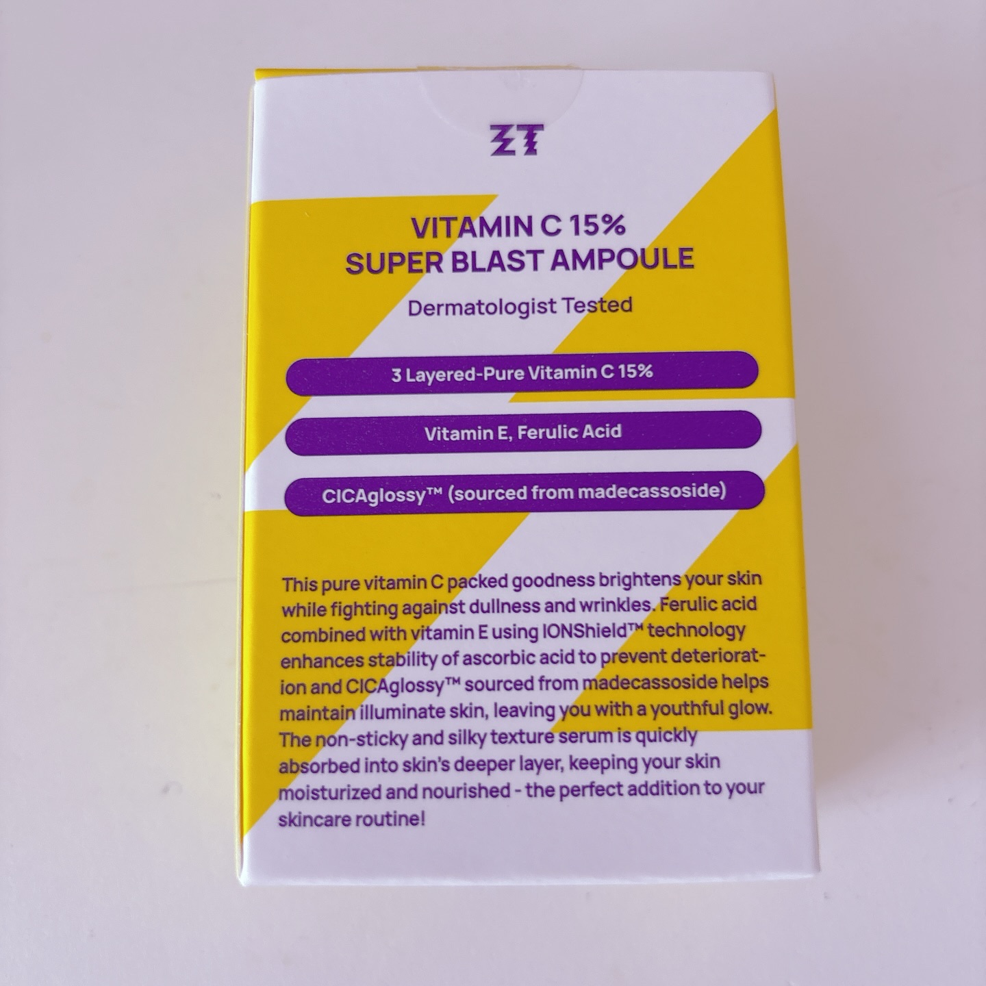 ビタミンC15%スーパーブラストアンプル/ZIGTAG/美容液を使ったクチコミ（2枚目）