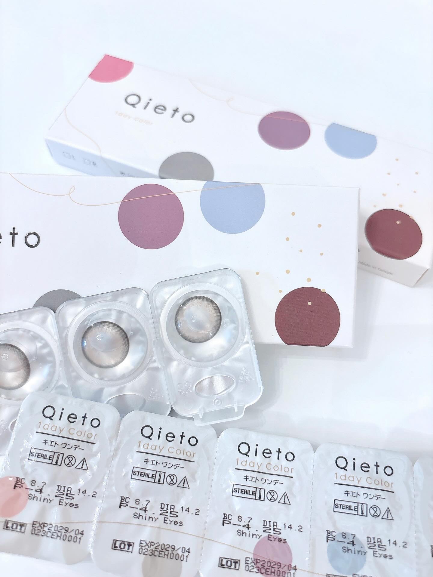 キエトワンデーカラー/Qieto/カラーコンタクトレンズを使ったクチコミ（3枚目）