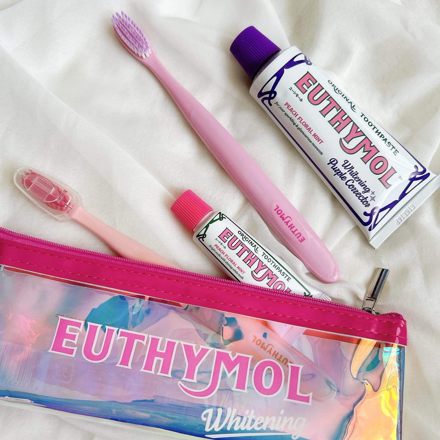 ホワイトパープル歯みがき ピーチフローラルミントの香り/EUTHYMOL/歯磨き粉を使ったクチコミ（2枚目）