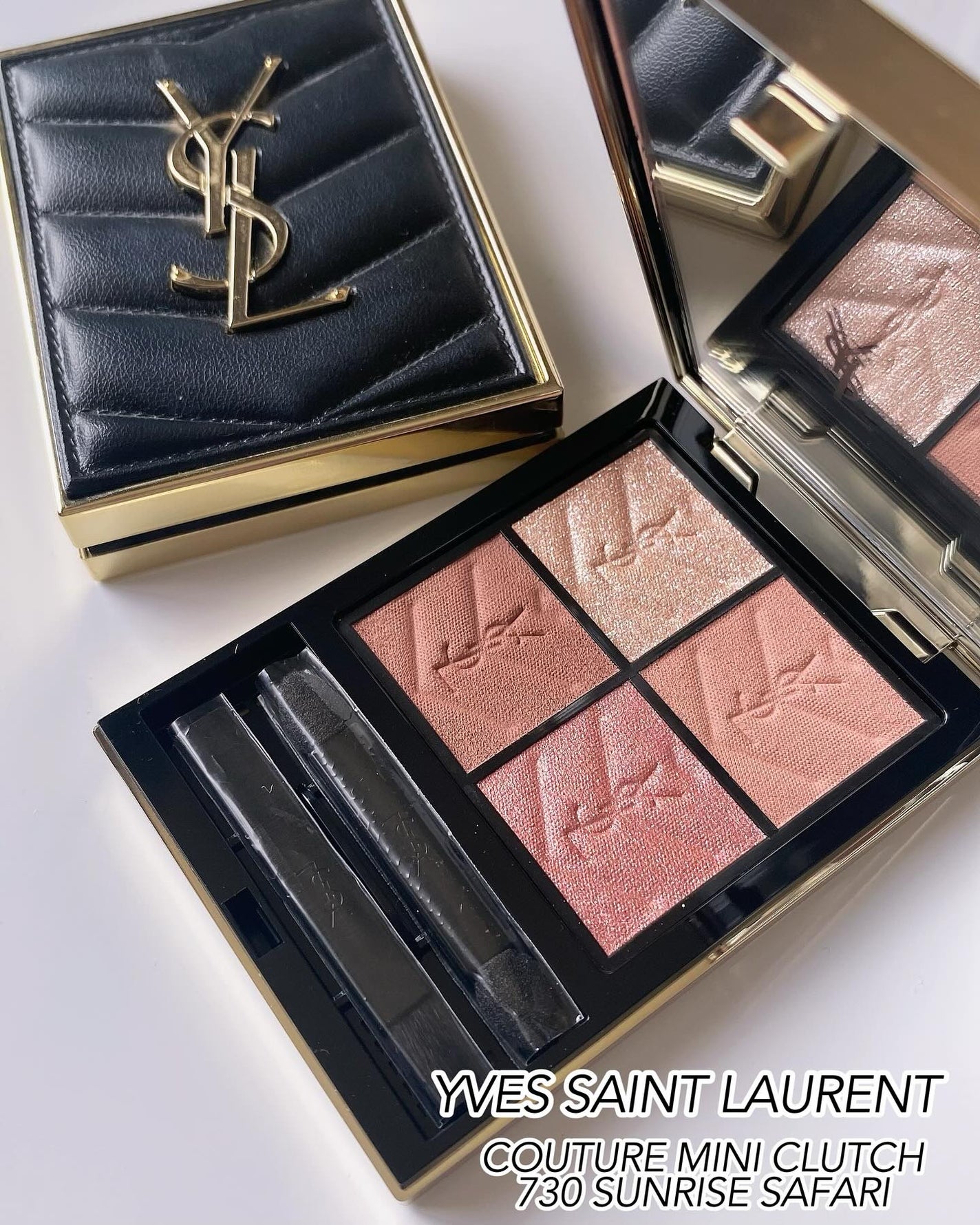 クチュール ミニ クラッチ/YVES SAINT LAURENT BEAUTE/アイシャドウパレットを使ったクチコミ(3枚目)