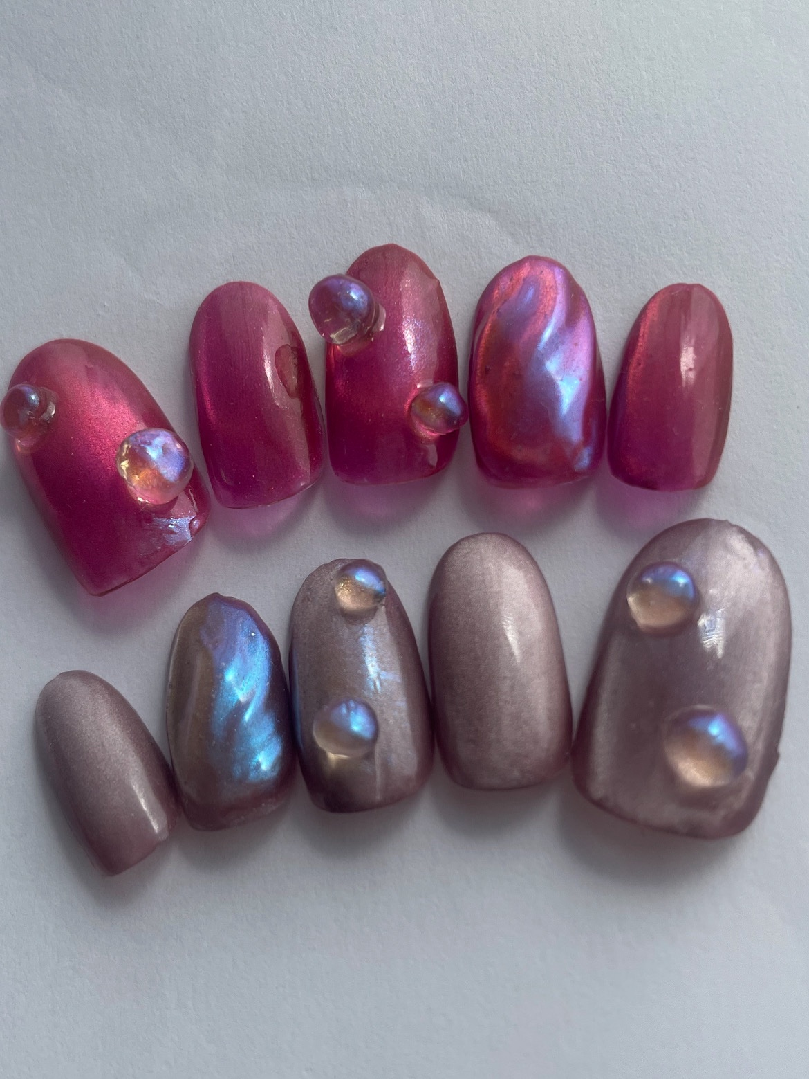 ネイルチップ作成
秋ネイル🍂

#ネイルチップ #ネイル工房 #クレイジェル