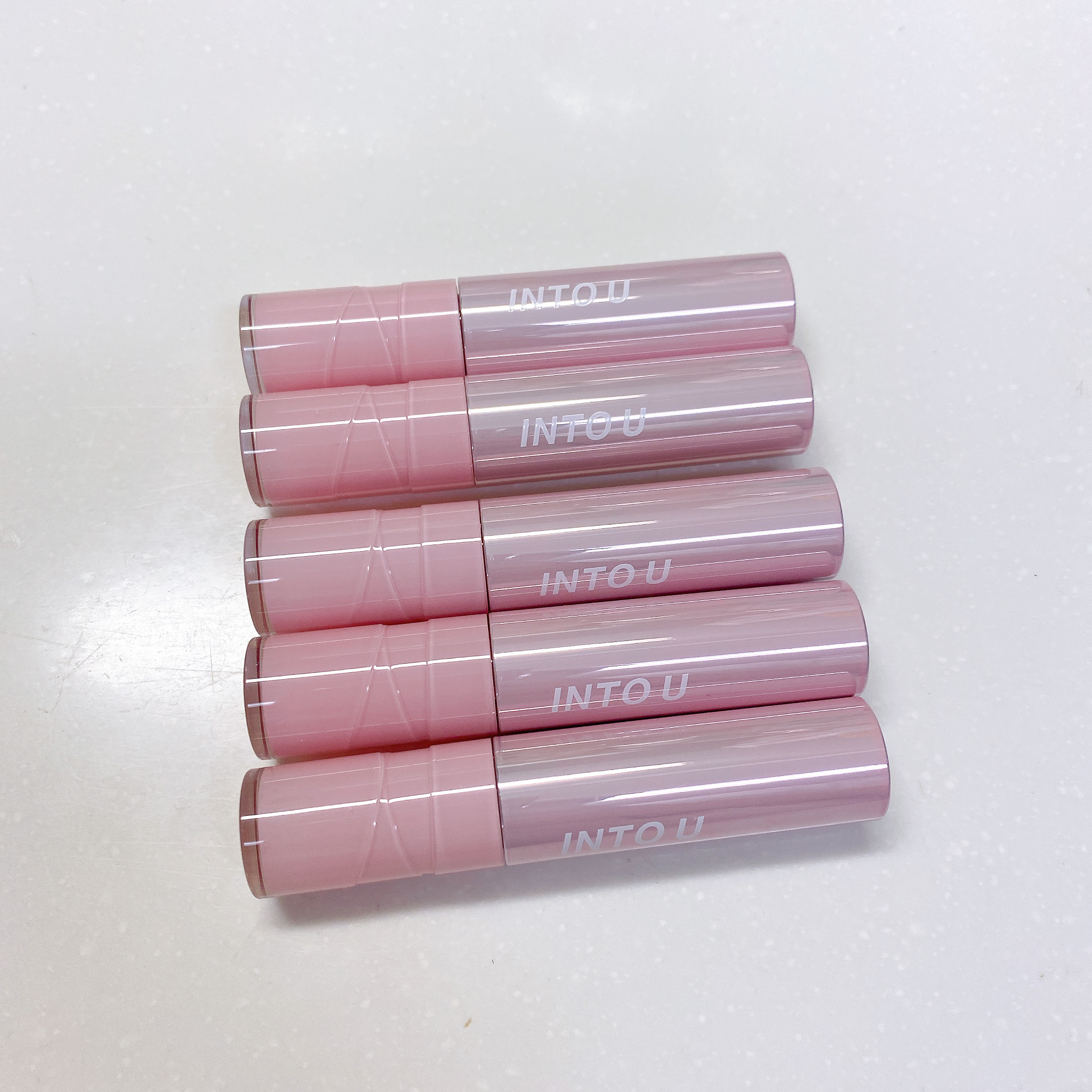 ジューシーパンピンググロス/INTO U/リップグロスを使ったクチコミ（2枚目）