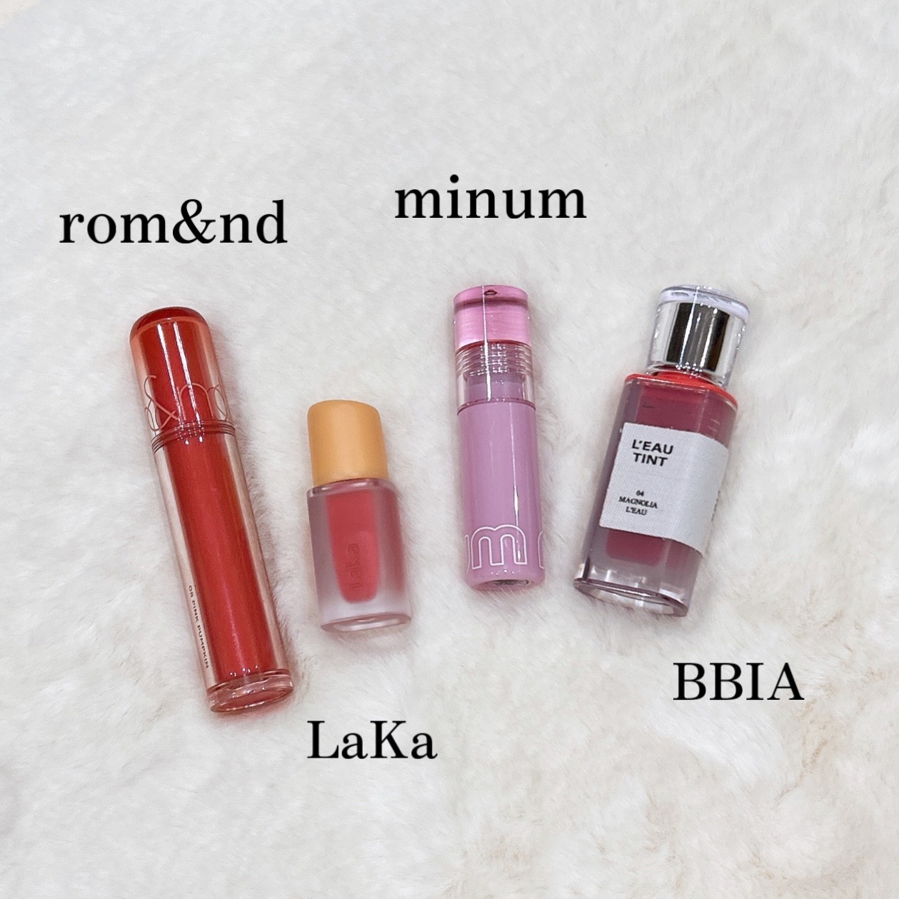 フルーティーグラムティント/Laka/リップティントを使ったクチコミ（2枚目）