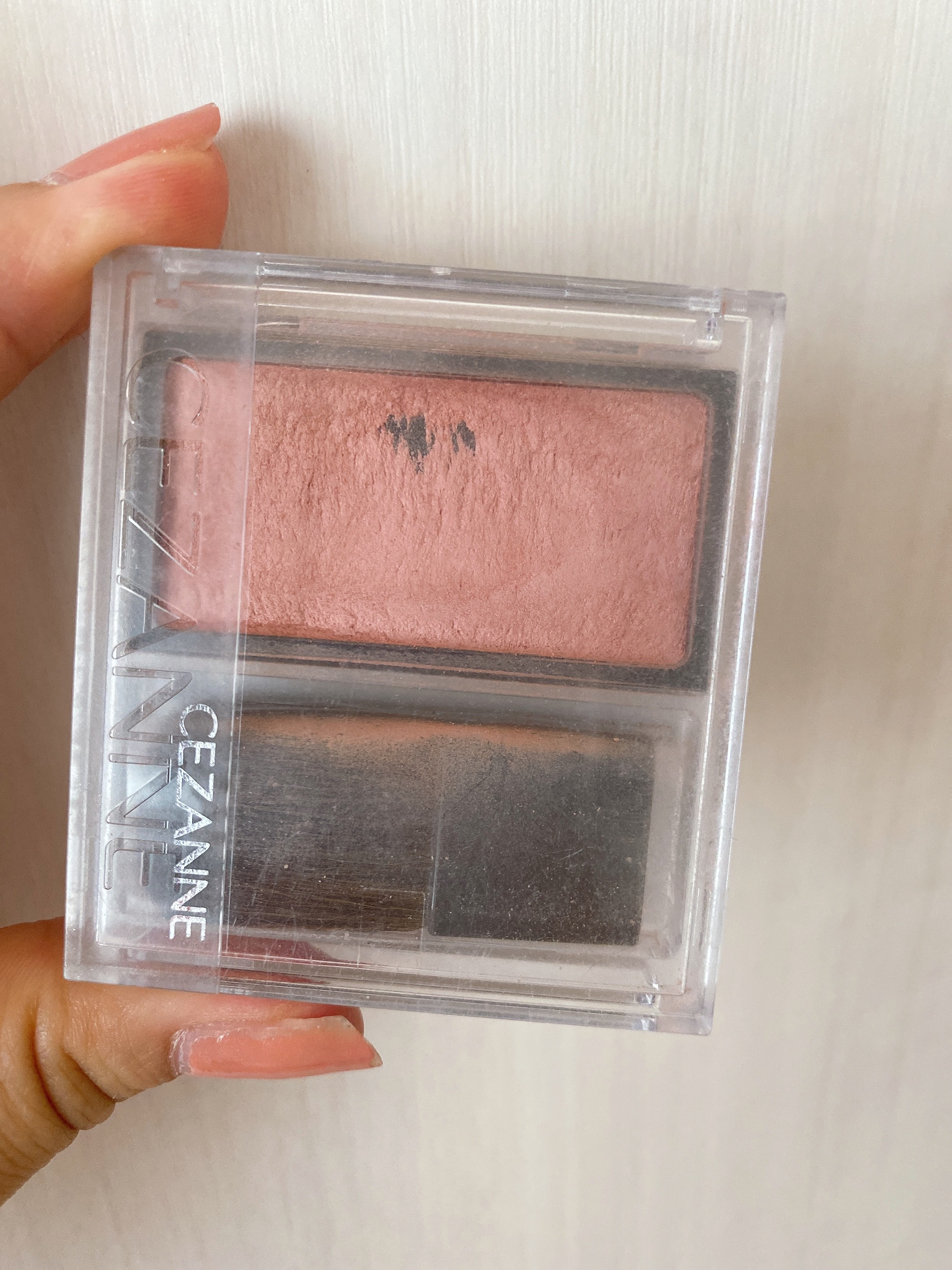 チークブラッシュ/CEZANNE/パウダーチークを使ったクチコミ（2枚目）