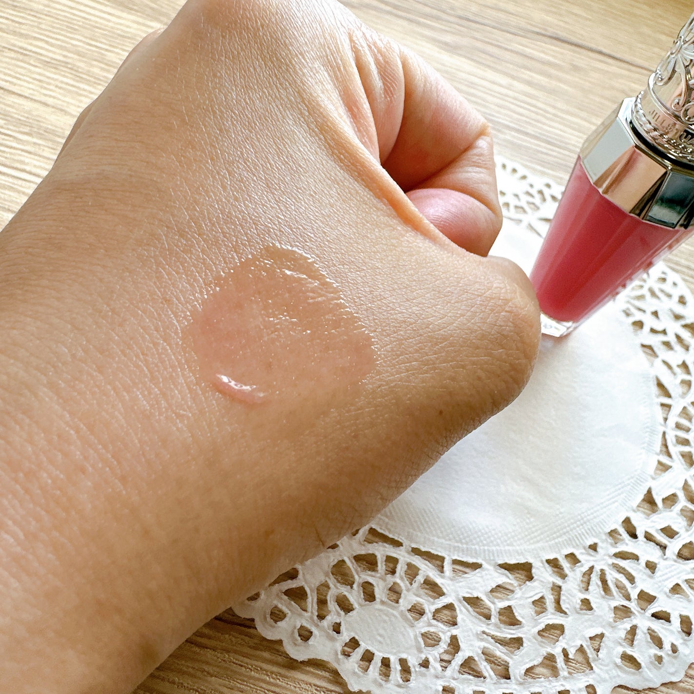 ジルスチュアート クリスタルブルーム リップブーケ セラム/JILL STUART/リッププランパーを使ったクチコミ(5枚目)