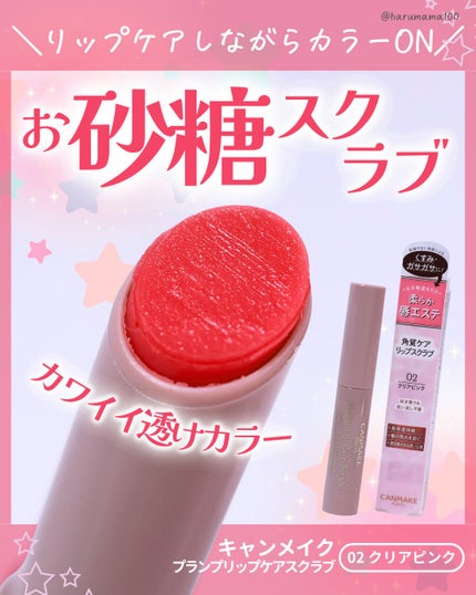 プランプリップケアスクラブ/キャンメイク/リップスクラブを使ったクチコミ(1枚目)