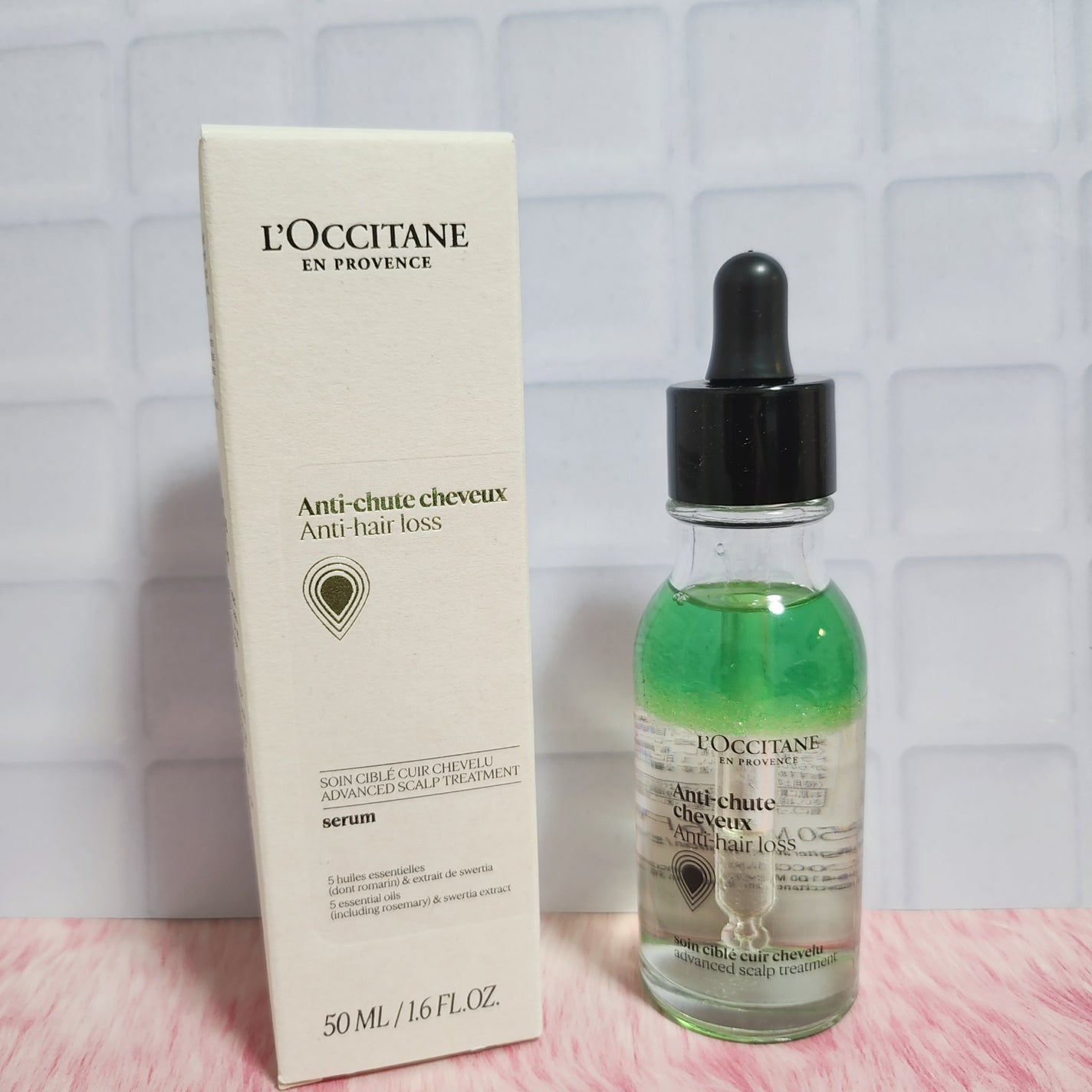 薬用 メディカル アンチヘアロスセラム/L'OCCITANE/頭皮ローションを使ったクチコミ(1枚目)