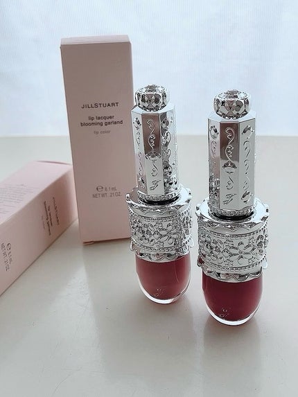 リップラッカー ブルーミングガーランド/JILL STUART/口紅を使ったクチコミ(2枚目)